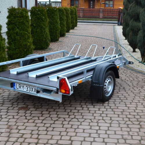 Przyczepa do przewozu 3 motocykli /quadów