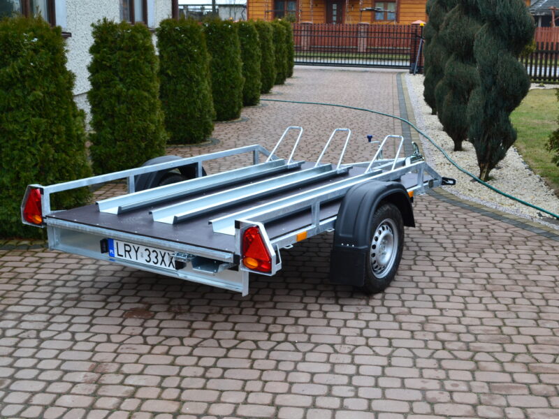 Przyczepa do przewozu 3 motocykli /quadów