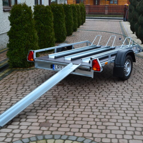 Przyczepa do przewozu 3 motocykli /quadów