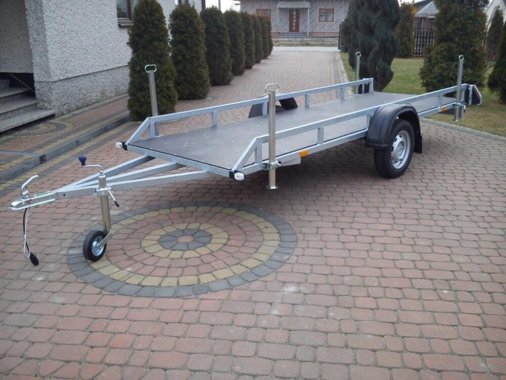 PRZYCZEPA platforma 400x125cm 1-osiowa