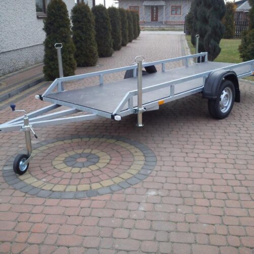 PRZYCZEPA platforma 400x125cm 1-osiowa
