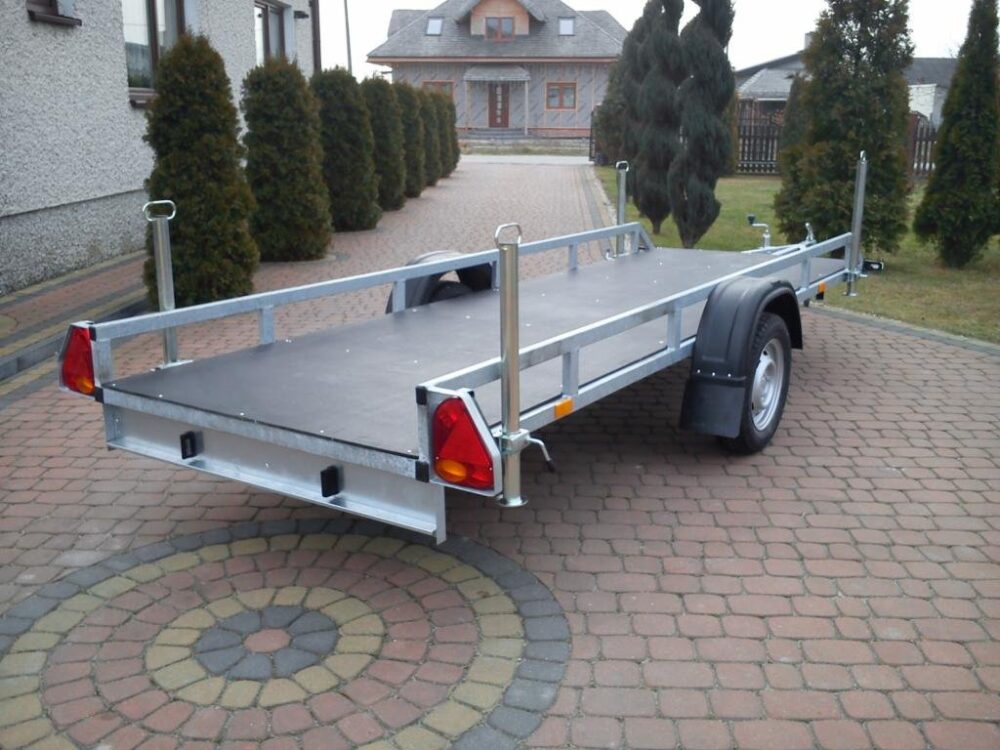 PRZYCZEPA platforma 400x125cm 1-osiowa