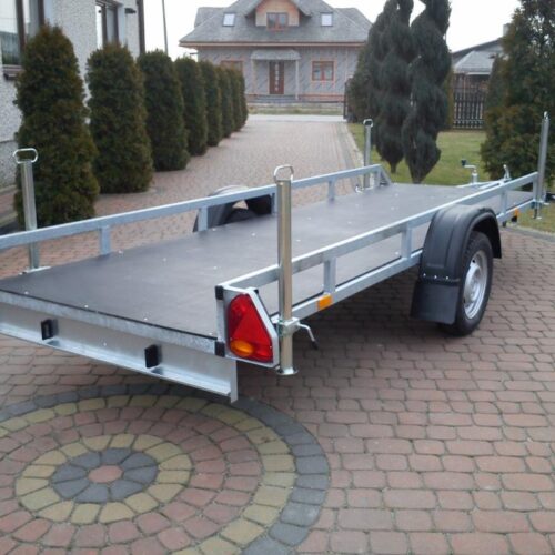 PRZYCZEPA platforma 400x125cm 1-osiowa