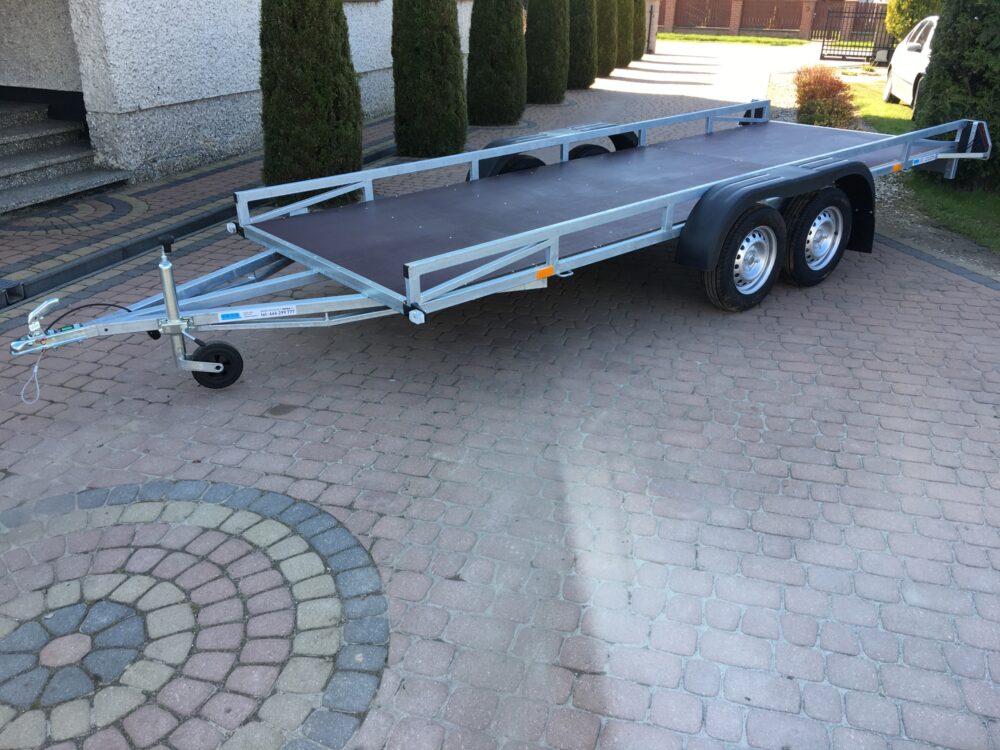 PRZYCZEPA platforma 450x149cm 2-osiowa