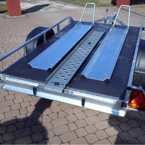 Przyczepa do przewozu 2 motocykli /quadów