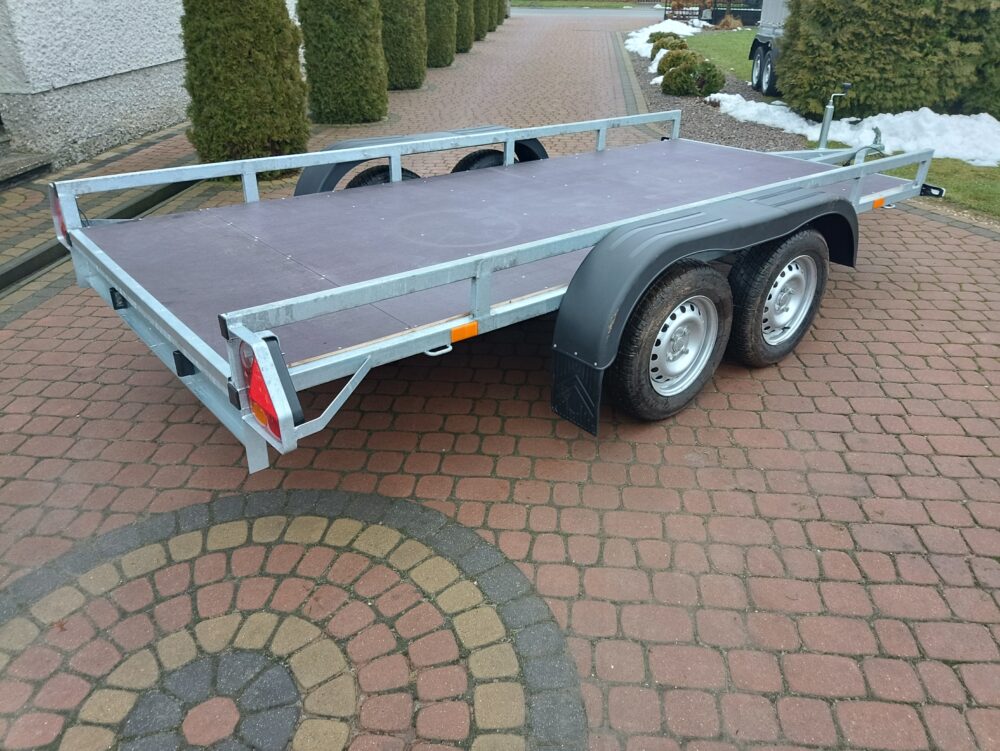 PRZYCZEPA platforma 350x149cm 2-osiowa