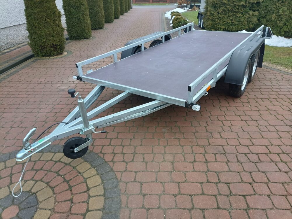 PRZYCZEPA platforma 350x149cm 2-osiowa