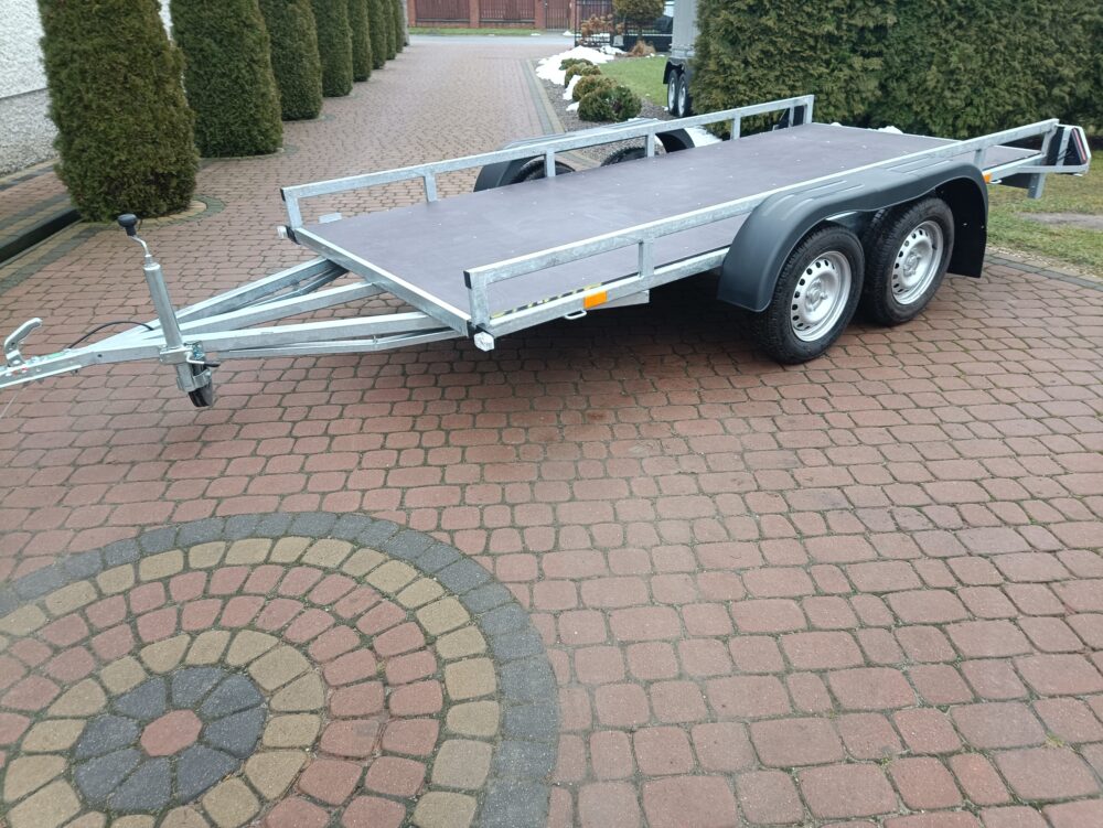PRZYCZEPA platforma 350x149cm 2-osiowa