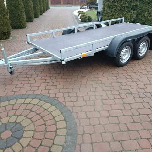 PRZYCZEPA platforma 350x149cm 2-osiowa