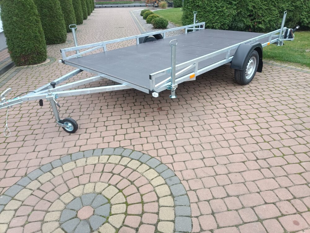 PRZYCZEPA platforma 400x200cm 1-osiowa
