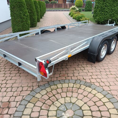 PRZYCZEPA platforma 450x179cm 2-osiowa
