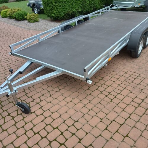 PRZYCZEPA platforma 450x179cm 2-osiowa