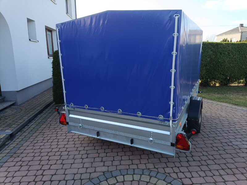 PRZYCZEPA jednoosiowa 301x179x37 + plandeka 120cm